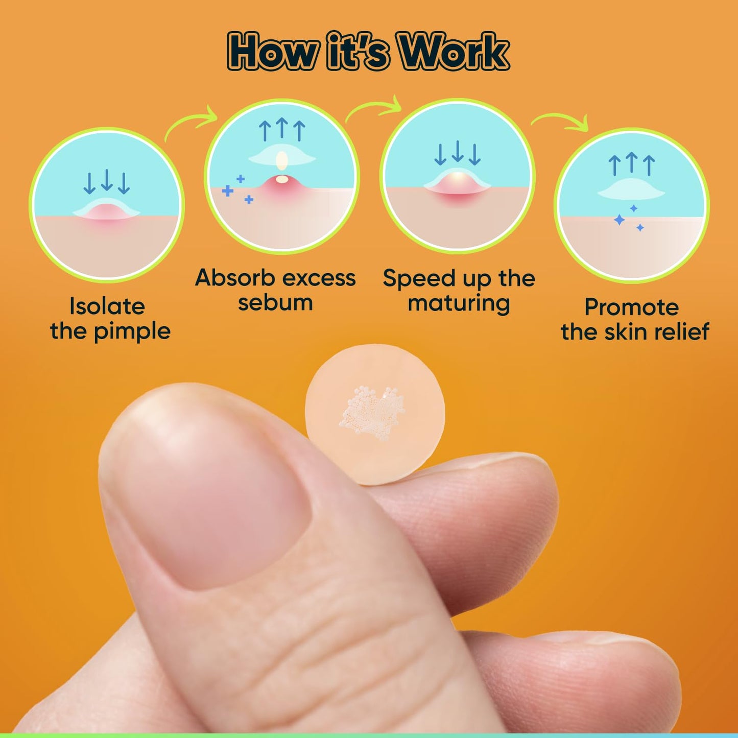 Transform Your Skin with Tea Tree Oil Hydrocolloid Acne Patches - 216 Count Blemish Treatment Dots and Stickers for Clearer, Healthier Complexion