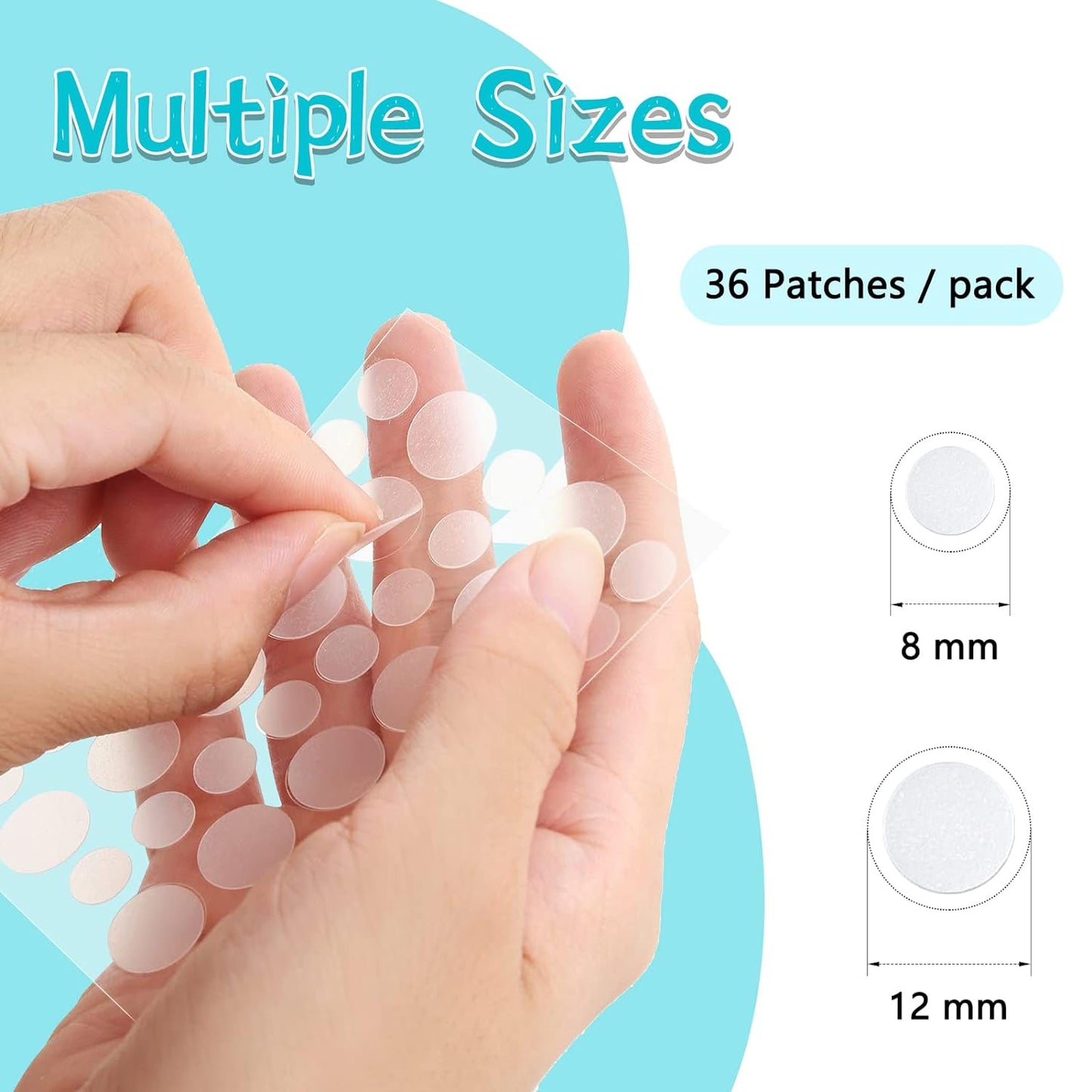 Transform Your Skin Overnight with 180 Count Hydrocolloid Acne Patches - Clear, Invisible Pimple Treatment Stickers for All Skin Types