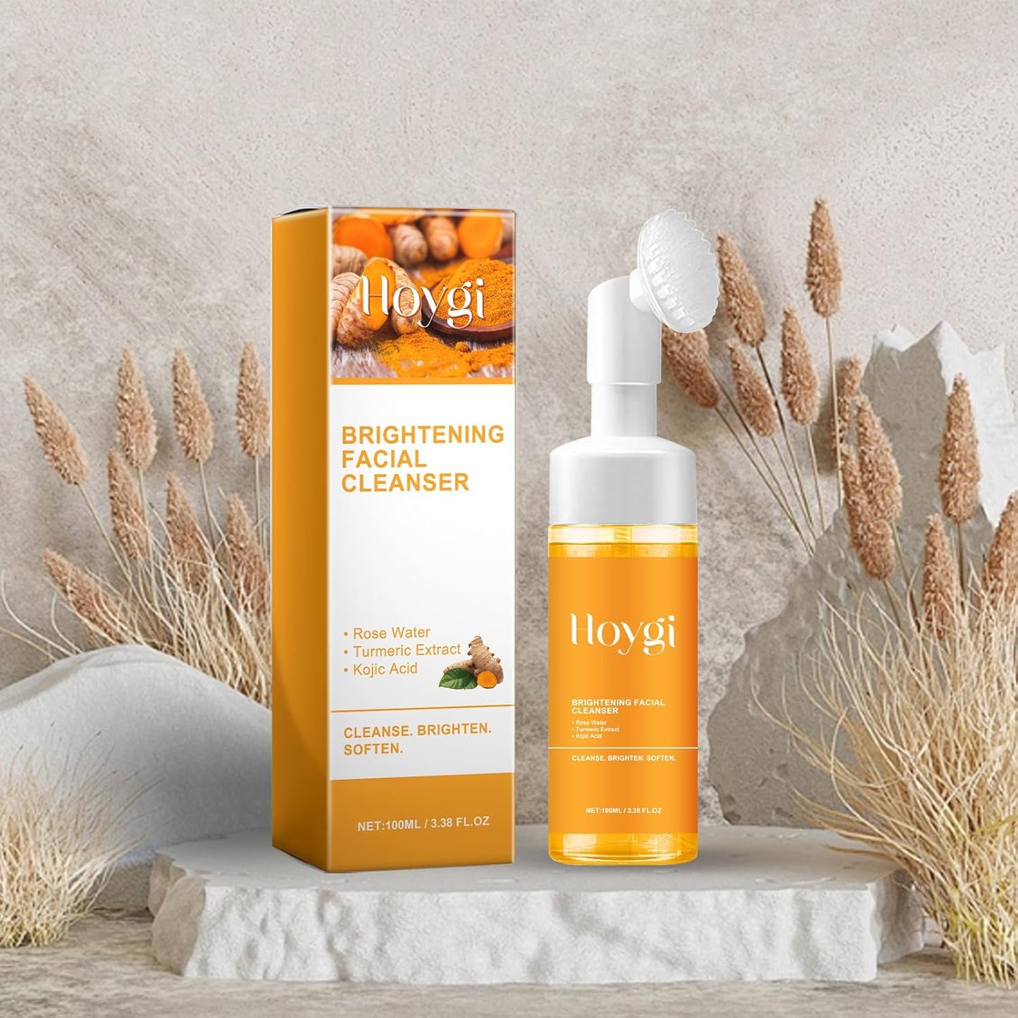Revitalize Your Skin with Our Nourishing Turmeric Foaming Facial Cleanser – Perfect for All Skin Types!