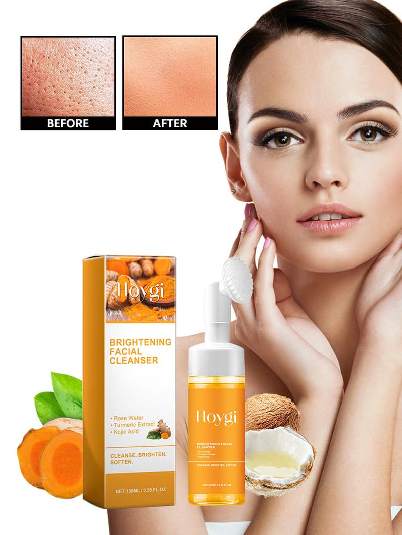 Revitalize Your Skin with Our Nourishing Turmeric Foaming Facial Cleanser – Perfect for All Skin Types!