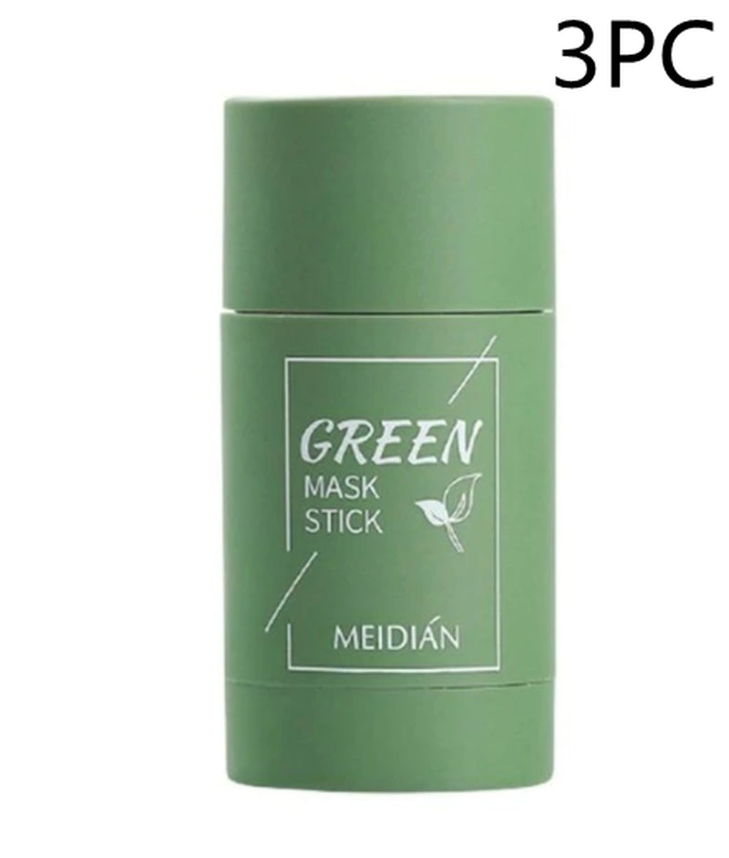 Revitalize Your Skin with Our Cleansing Green Tea Mask Stick - Oil Control, Anti-Acne & Whitening Benefits!
