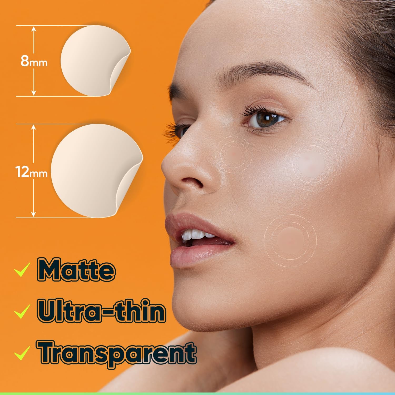 Transform Your Skin with Tea Tree Oil Hydrocolloid Acne Patches - 216 Count Blemish Treatment Dots and Stickers for Clearer, Healthier Complexion