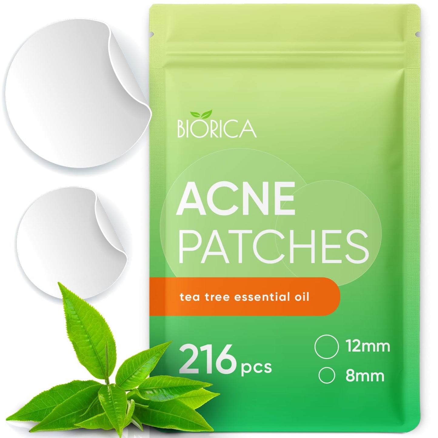 Transform Your Skin with Tea Tree Oil Hydrocolloid Acne Patches - 216 Count Blemish Treatment Dots and Stickers for Clearer, Healthier Complexion