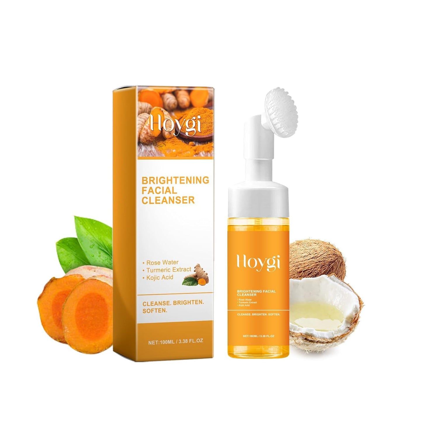 Revitalize Your Skin with Our Nourishing Turmeric Foaming Facial Cleanser – Perfect for All Skin Types!