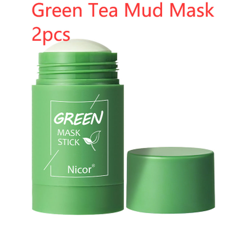 Revitalize Your Skin with Our Cleansing Green Tea Mask Stick - Oil Control, Anti-Acne & Whitening Benefits!