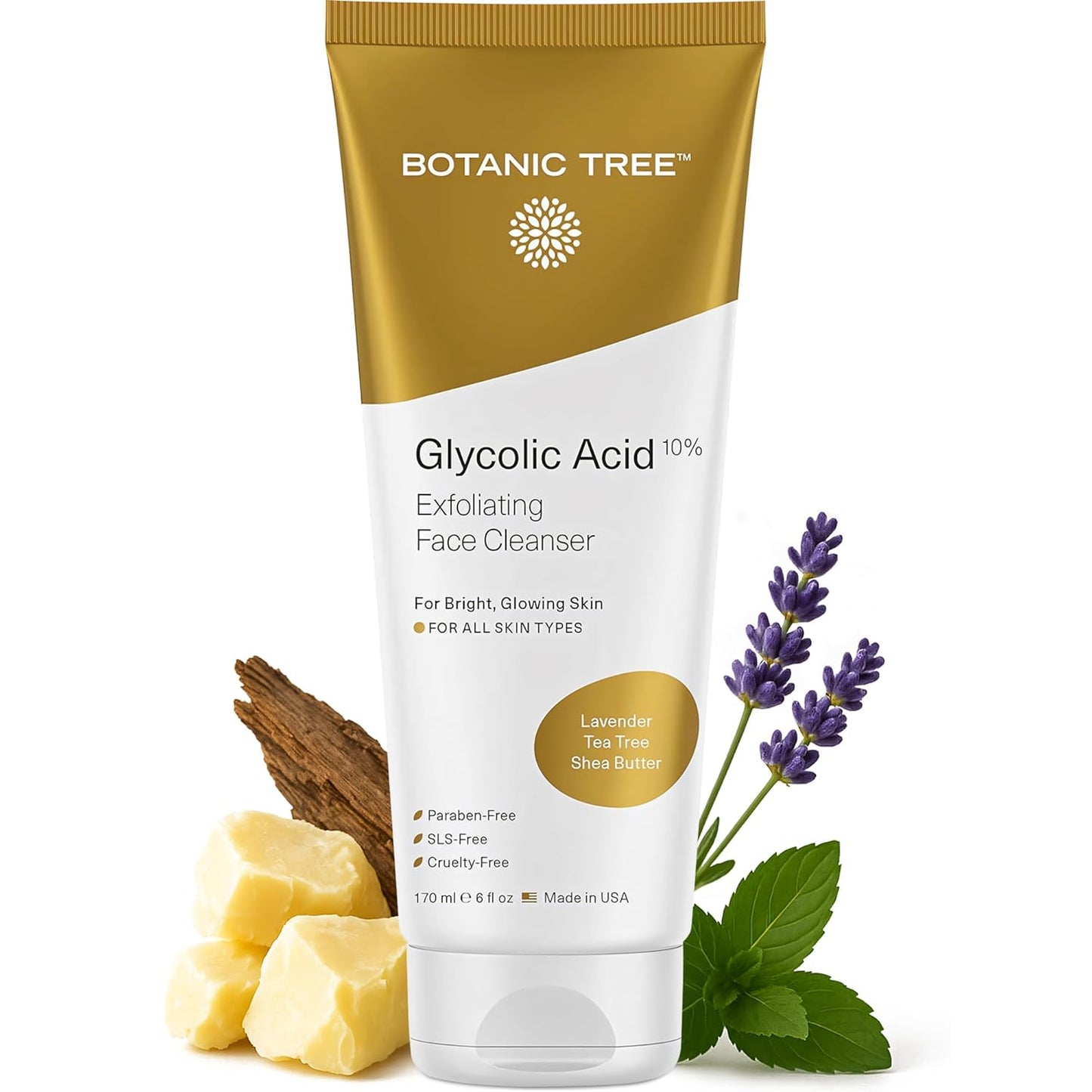 Revitalize Your Skin with Our Glycolic Acid Face Wash - 10% Glycolic & Salicylic Cleanser - 6 Fl. Oz