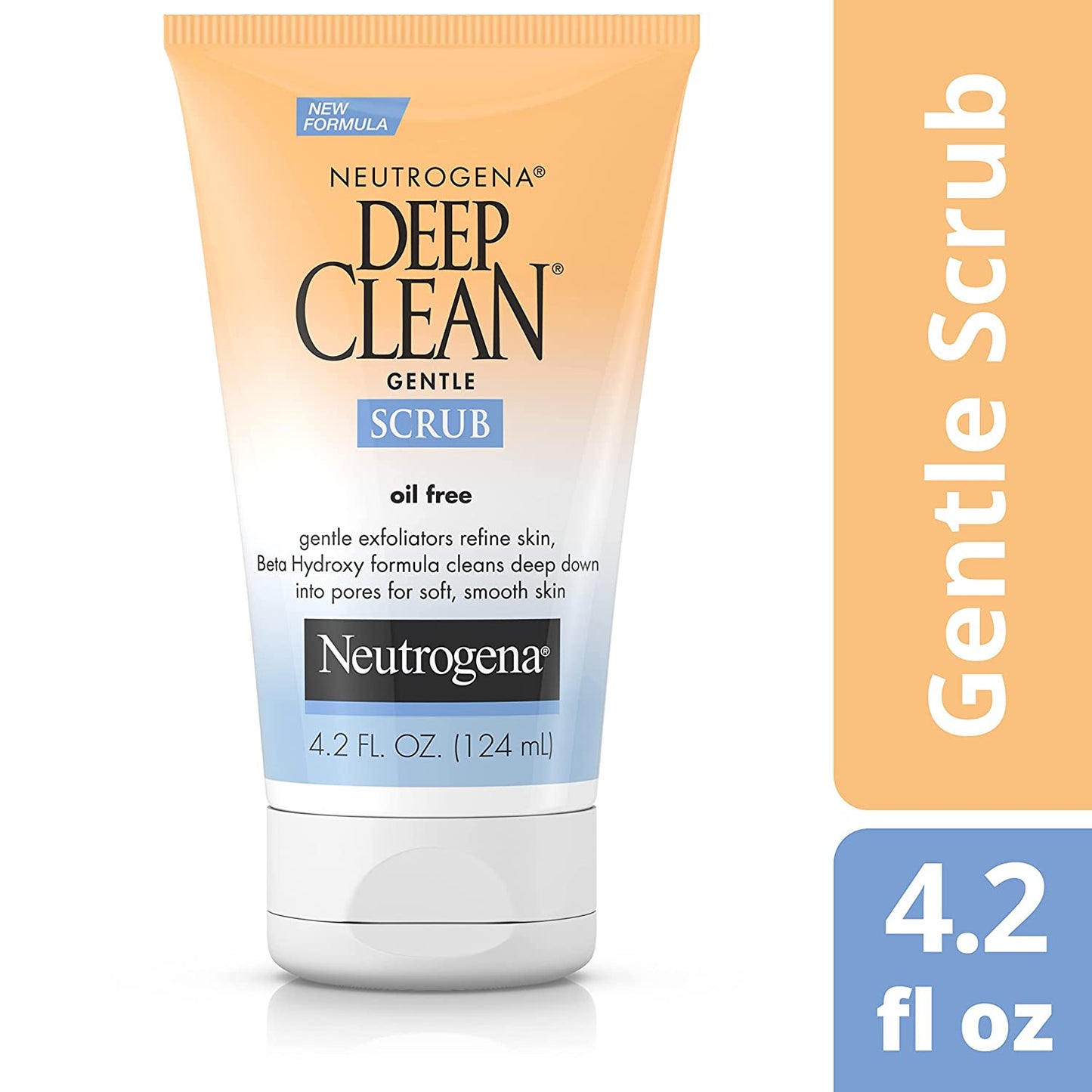 Revitalize Your Skin with Neutrogena Deep Clean Gentle Daily Facial Scrub - Oil-Free Cleanser, 4.2 Fl. Oz