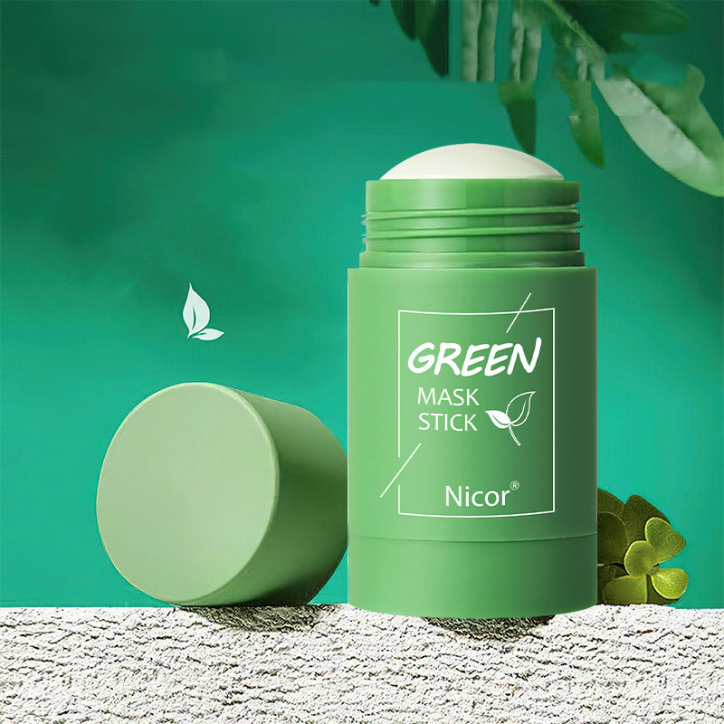 Revitalize Your Skin with Our Cleansing Green Tea Mask Stick - Oil Control, Anti-Acne & Whitening Benefits!